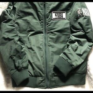 Men’s NBA Jacket NWT retail 150 Army Green